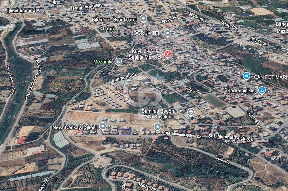 Mersin Mezitli Kuyulukta 0.60 Emsalli, 4 Kata İmarlı Satılık Arsa