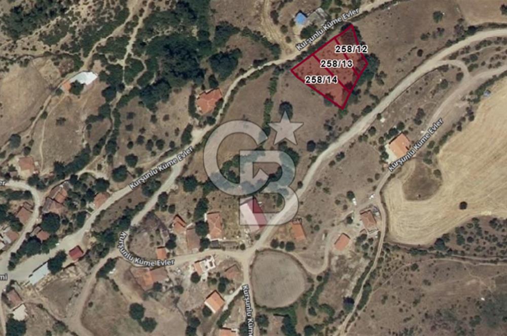 BAYRAMİÇ KURŞUNLU KÖYÜNDE 3 PARSELDEN OLUŞAN SATILIK ARSA