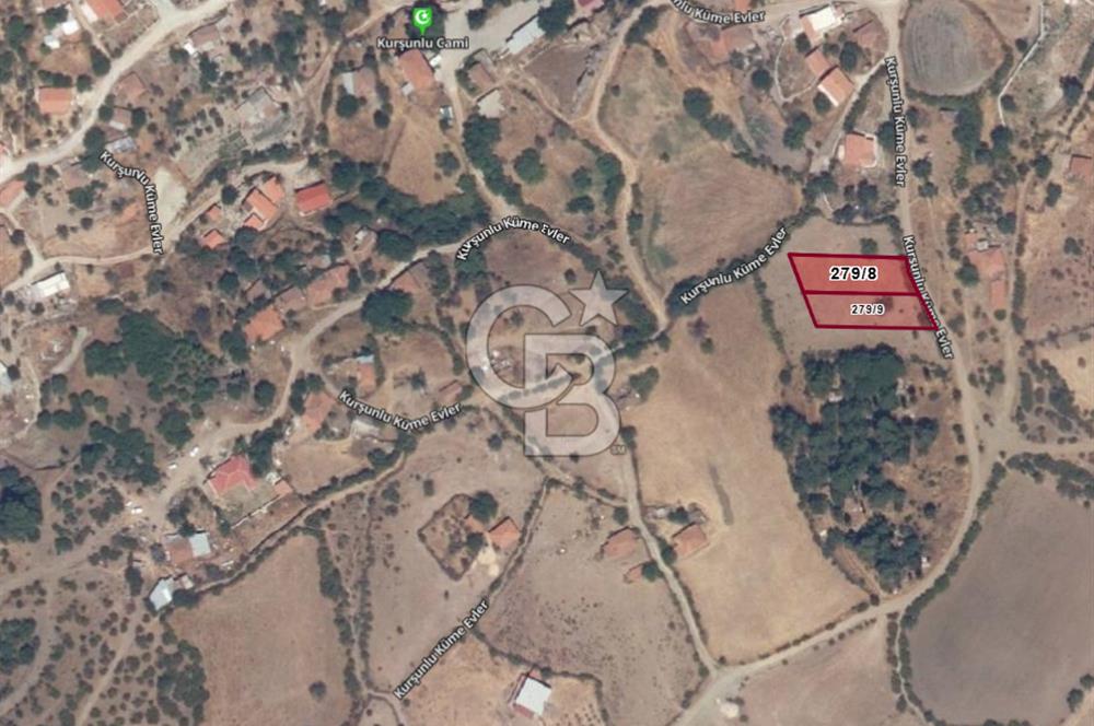 BAYRAMİÇ KURŞUNLU KÖYÜNDE 2 PARSELDEN OLUŞAN  SATILIK ARSA 