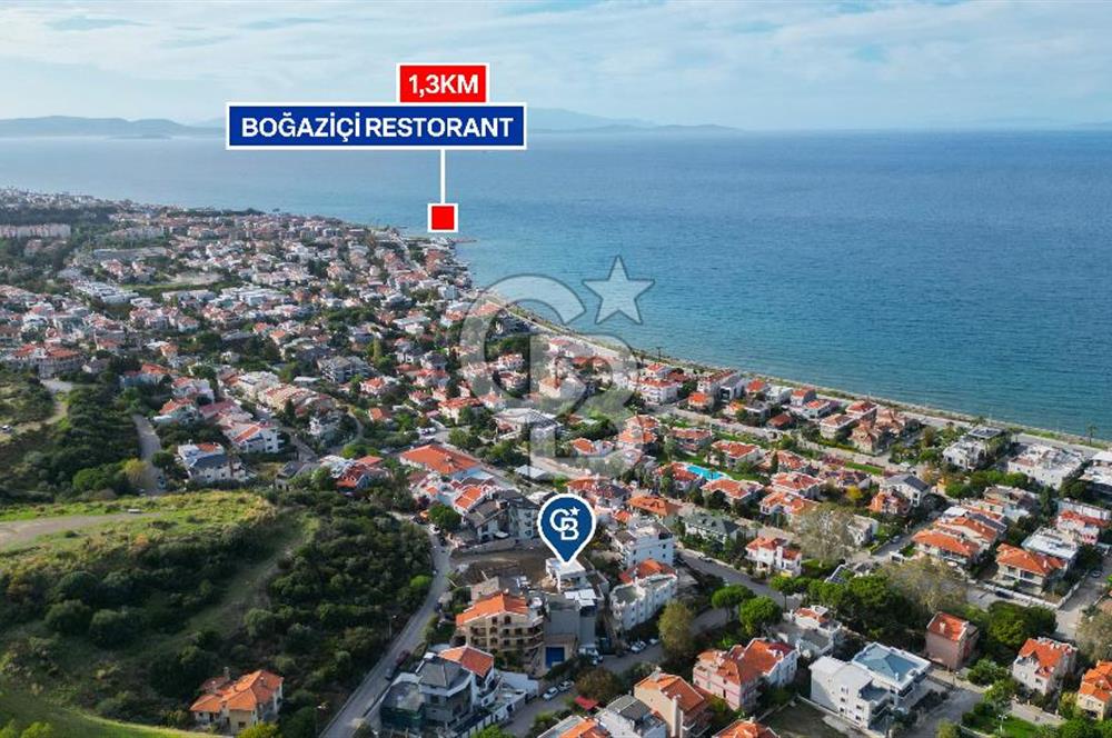 Narlıdere, Limanreis’de Deniz Manzaralı Temel’den Satılık Villalar