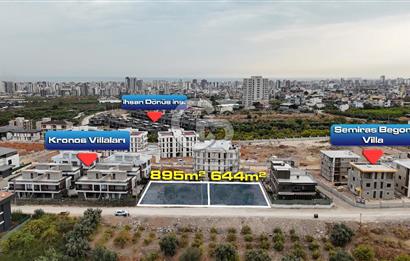 Mersin Mezitli Kuyulukta 895 m2 0.60 Emsalli, 4 Kata İmarlı Satılık Arsa