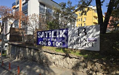 GAZİOSMANPAŞA KIRLANGIÇ SOKAK’TA 670 M2 KÖŞE PARSEL