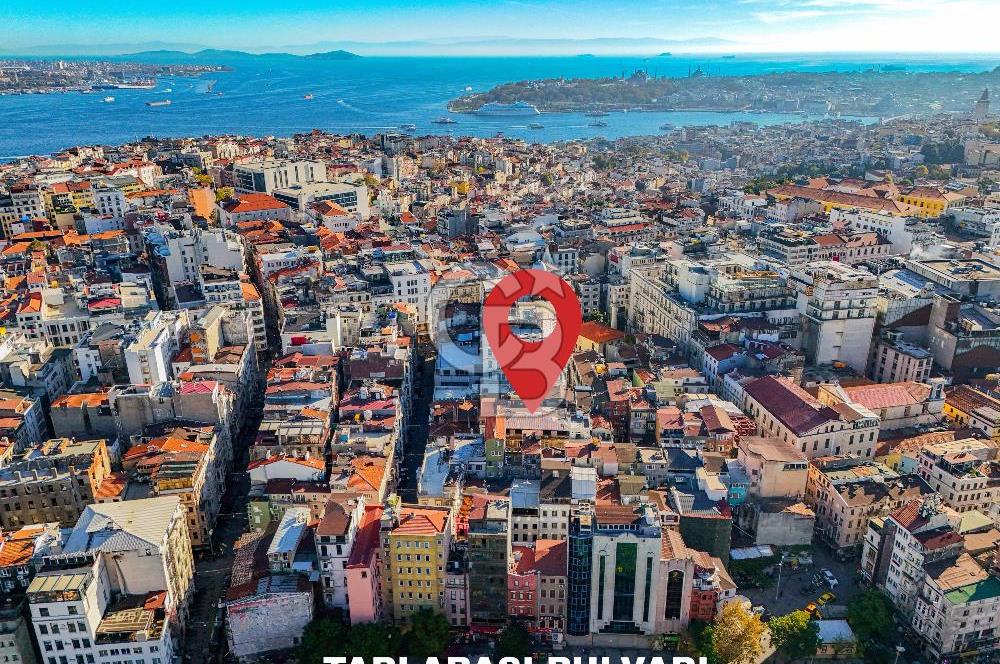 TAKSİM MEYDANA YÜRÜME MESAFESİNDE GENİŞ CEPHELİ KOMPLE BİNA
