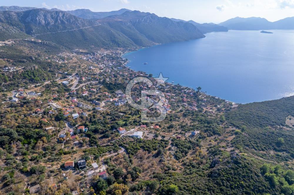 CB MARİNA'DAN MARMARİS SÖĞÜTTE EŞSİZ DENİZ MANZARALI 430m2 TARLA