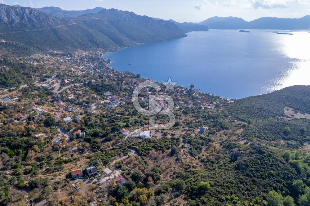 CB MARİNA'DAN MARMARİS SÖĞÜTTE EŞSİZ DENİZ MANZARALI 430m2 TARLA