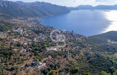 CB MARİNA'DAN MARMARİS SÖĞÜTTE EŞSİZ DENİZ MANZARALI 430m2 TARLA