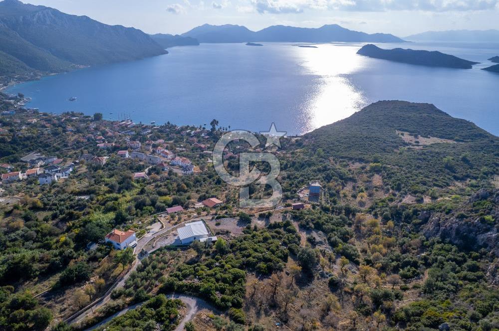 CB MARİNA'DAN MARMARİS SÖĞÜTTE EŞSİZ DENİZ MANZARALI 430m2 TARLA