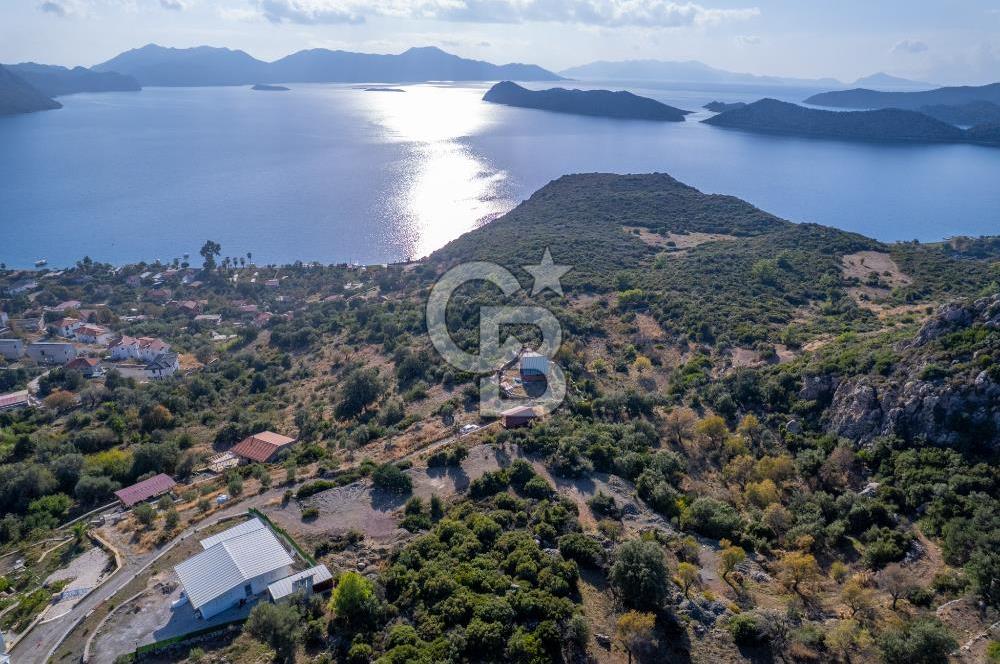 CB MARİNA'DAN MARMARİS SÖĞÜTTE EŞSİZ DENİZ MANZARALI 430m2 TARLA