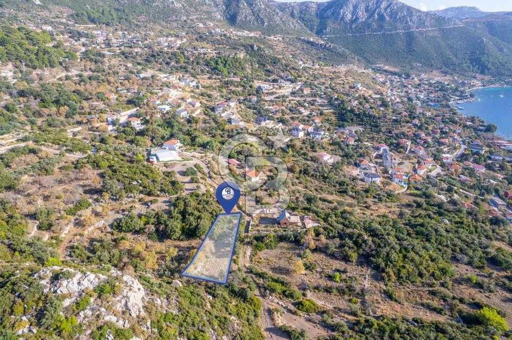 CB MARİNA'DAN MARMARİS SÖĞÜTTE EŞSİZ DENİZ MANZARALI 430m2 TARLA