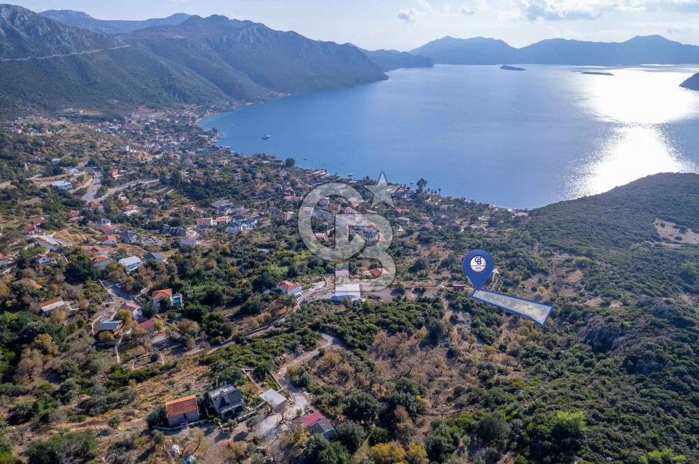 CB MARİNA'DAN MARMARİS SÖĞÜTTE EŞSİZ DENİZ MANZARALI 430m2 TARLA