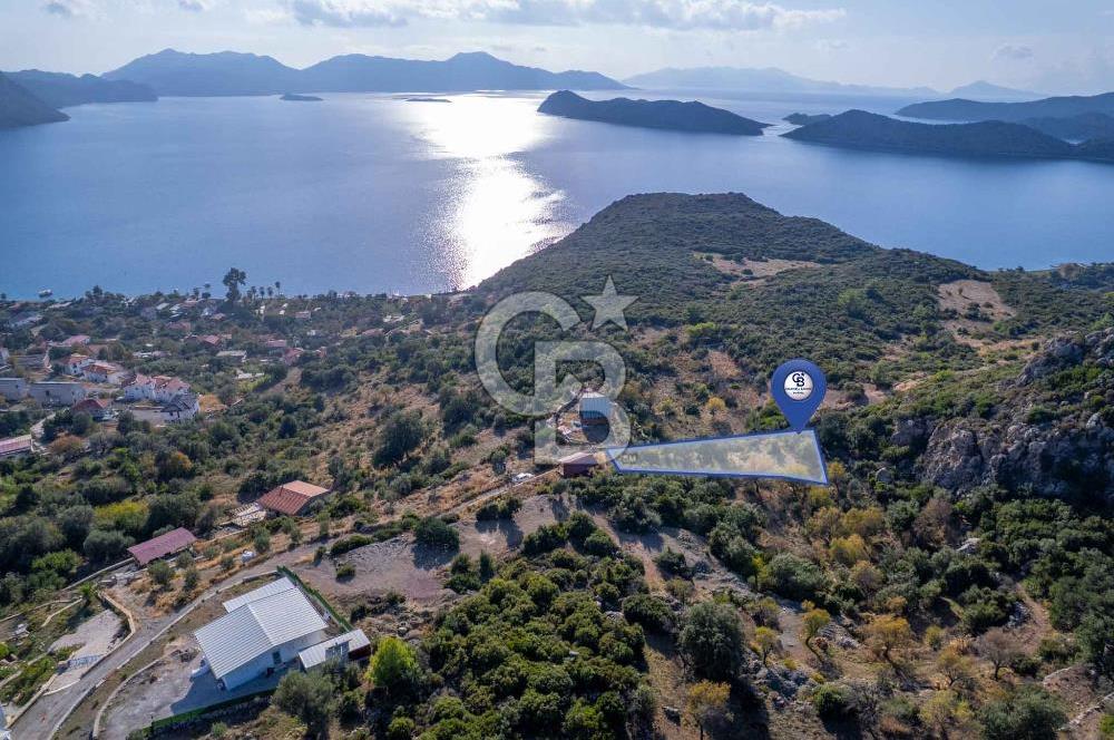 CB MARİNA'DAN MARMARİS SÖĞÜTTE EŞSİZ DENİZ MANZARALI 430m2 TARLA