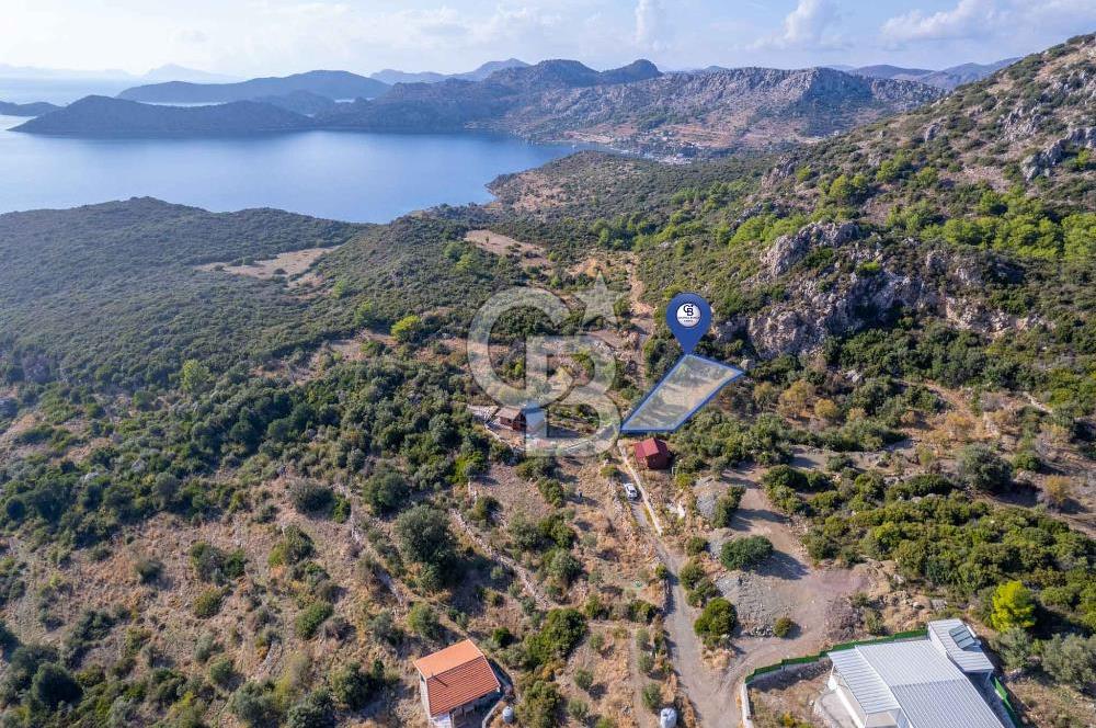 CB MARİNA'DAN MARMARİS SÖĞÜTTE EŞSİZ DENİZ MANZARALI 430m2 TARLA