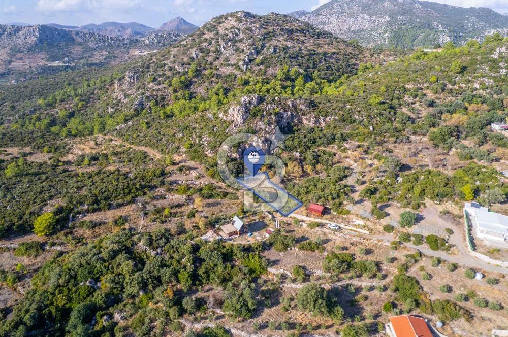 CB MARİNA'DAN MARMARİS SÖĞÜTTE EŞSİZ DENİZ MANZARALI 430m2 TARLA