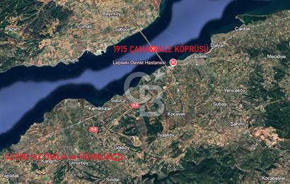 ÇANAKKALE GÖKKÖY'DE 42 DÖNÜM SULU ÖZEL ÜRÜN SINIFINDA EMSALSİZ TARLA 