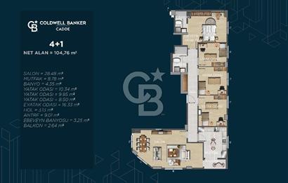 GÖZTEPE'DE SATILIK 4+1 105M2 SIFIR PROJE MARMARAY ÖNÜ