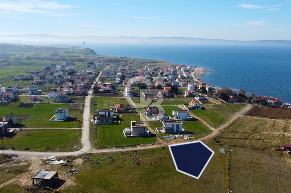 Çanakkale'de Önü Kapanmaz Deniz Manzaralı 511m² Villa Arsası