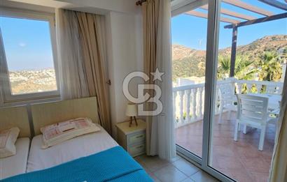 YALIKAVAK GERİŞ SOSYAL TESİSLİ SİTEDE DENİZ MANZARALI DAİRE