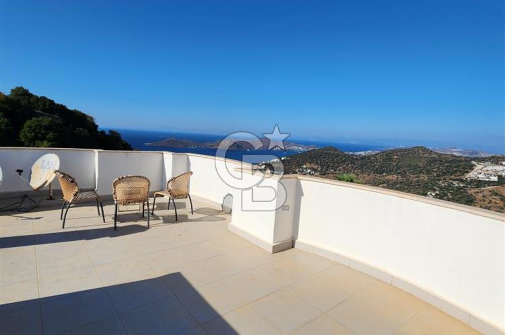 YALIKAVAK GERİŞ SOSYAL TESİSLİ SİTEDE DENİZ MANZARALI DAİRE