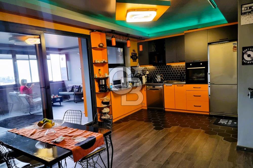 BAYRAKLI ALPASLAN MAH.2+1 EŞYALI DENİZ MANZARALI KİRALIK DAİRE..