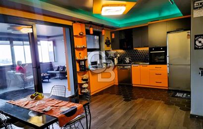 BAYRAKLI ALPASLAN MAH.2+1 EŞYALI DENİZ MANZARALI KİRALIK DAİRE..