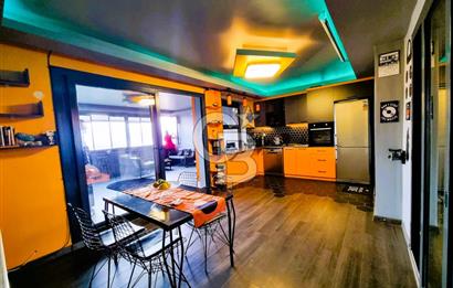 BAYRAKLI ALPASLAN MAH.2+1 EŞYALI DENİZ MANZARALI KİRALIK DAİRE..