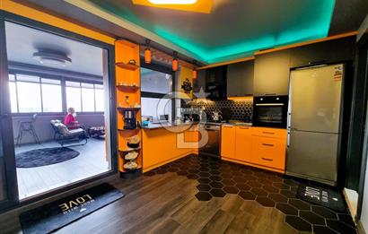 BAYRAKLI ALPASLAN MAH.2+1 EŞYALI DENİZ MANZARALI KİRALIK DAİRE..