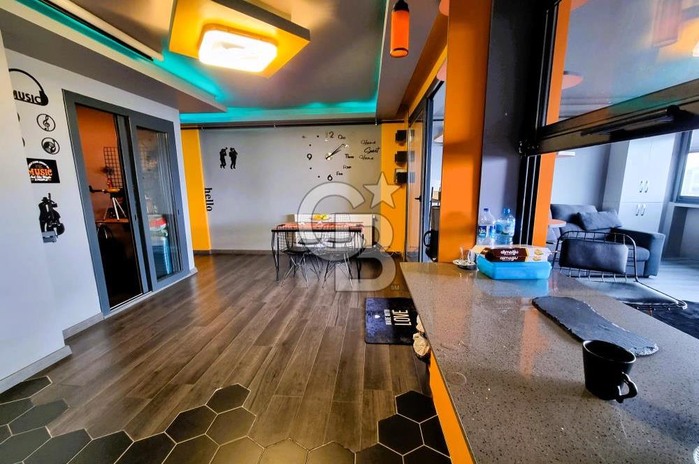 BAYRAKLI ALPASLAN MAH.2+1 EŞYALI DENİZ MANZARALI KİRALIK DAİRE..