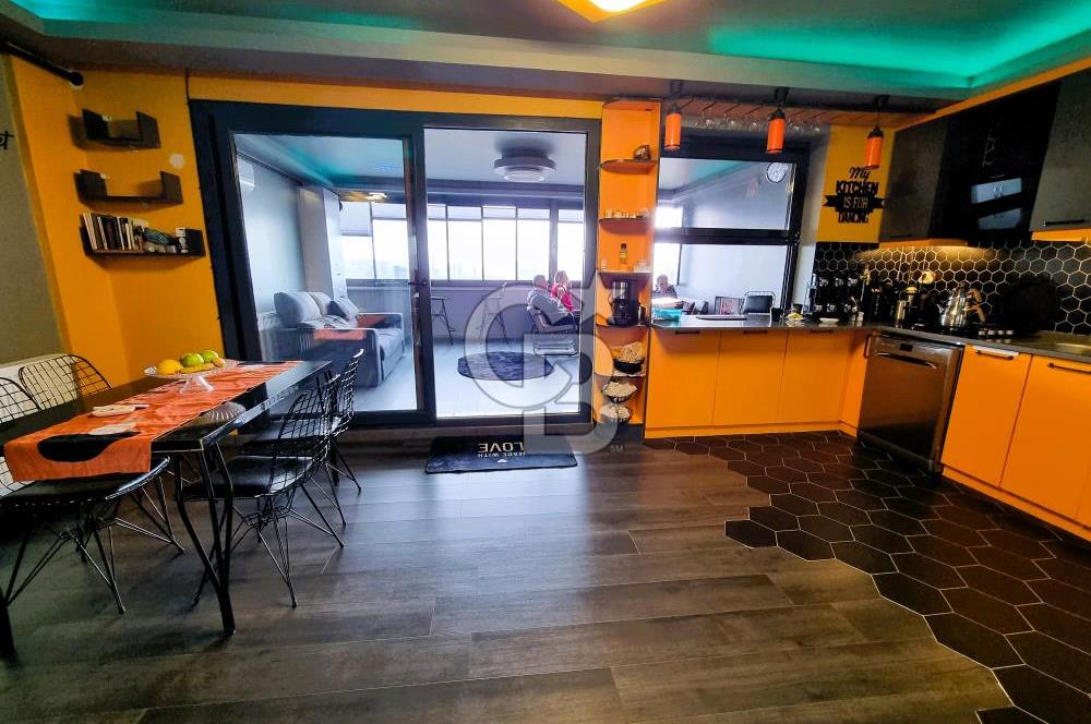 BAYRAKLI ALPASLAN MAH.2+1 EŞYALI DENİZ MANZARALI KİRALIK DAİRE..