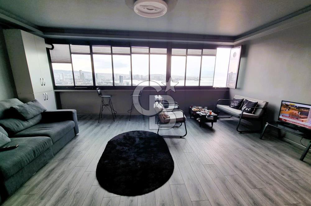 BAYRAKLI ALPASLAN MAH.2+1 EŞYALI DENİZ MANZARALI KİRALIK DAİRE..