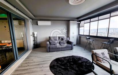 BAYRAKLI ALPASLAN MAH.2+1 EŞYALI DENİZ MANZARALI KİRALIK DAİRE..