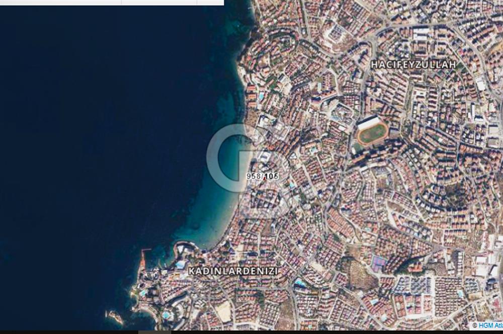 KUŞADASI KADINLAR DENİZİN'DE DENİZE 70 MT MESAFEDE SATILIK OTEL