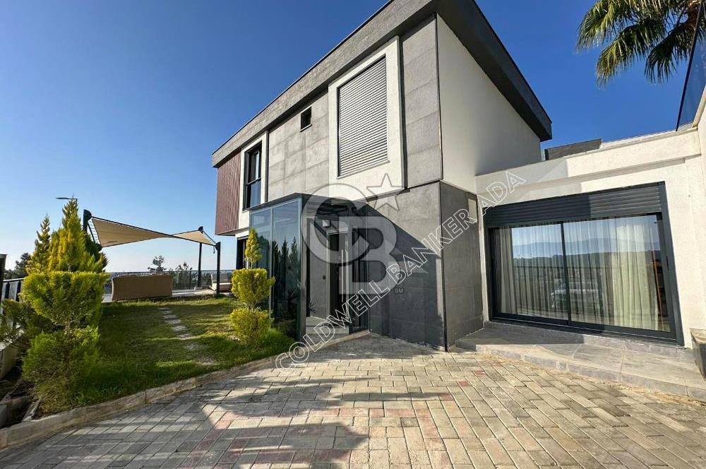 KUŞADASI  SOĞUCAK YOLA YAKIN FULL DENİZ MANZARLI VİLLA