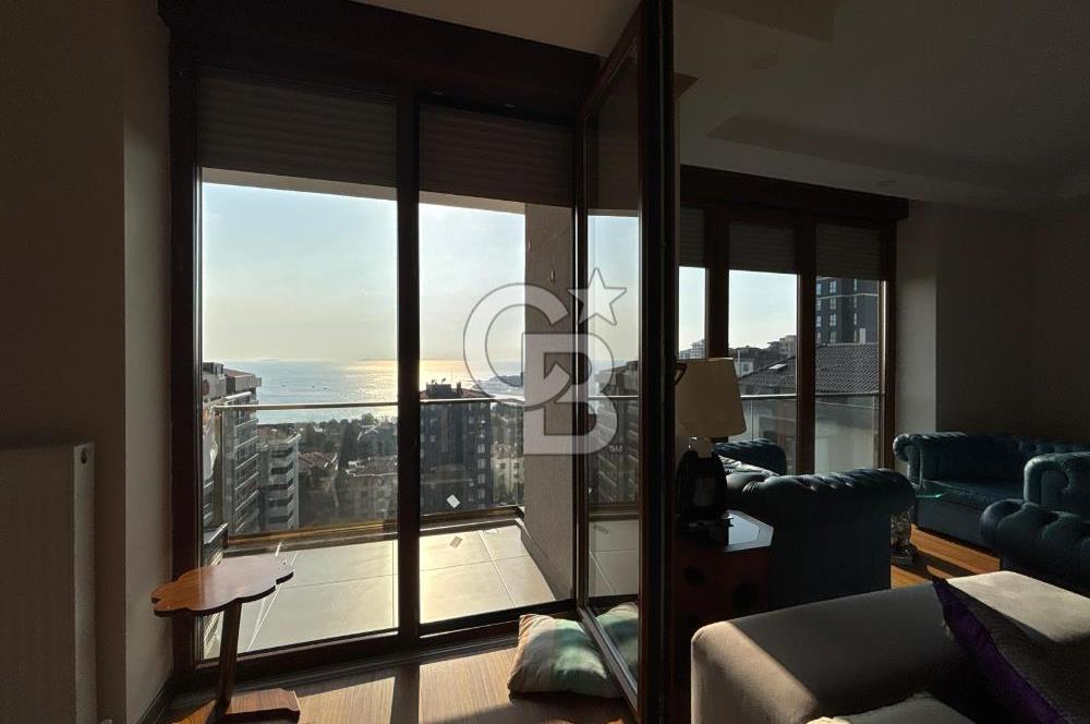 CADDEBOSTAN'DA KATTA TEK DENİZ MANZARALI 200 M2 4+1 DUBLEKS DAİRE