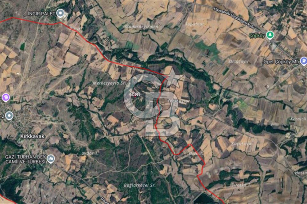 EDİRNE UZUNKÖPRÜ KIRKKAVAK KÖYÜ SATILIK ÇOK UYGUN FİYATLI TARLA!