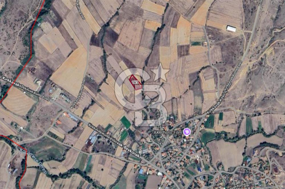 EDİRNE UZUNKÖPRÜ KIRKKAVAK KÖYÜNDE SATILIK 2800 m² TARLA