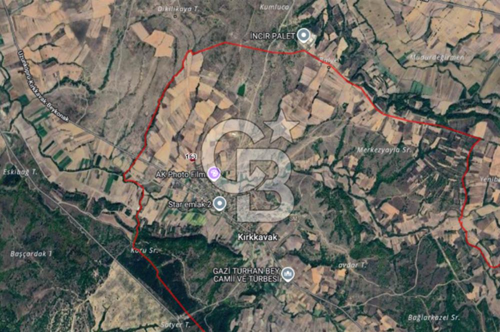 EDİRNE UZUNKÖPRÜ KIRKKAVAK KÖYÜNDE SATILIK 2800 m² TARLA