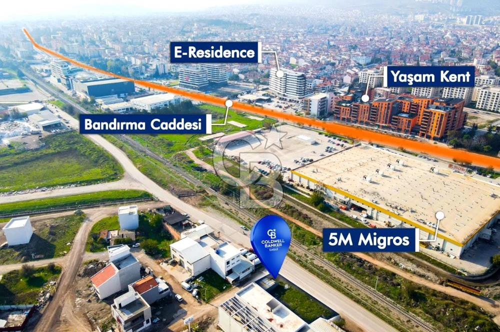 CB EAGLE'dan 524 m² PROJESİ HAZIR TİCARİ İMARLI ARSA