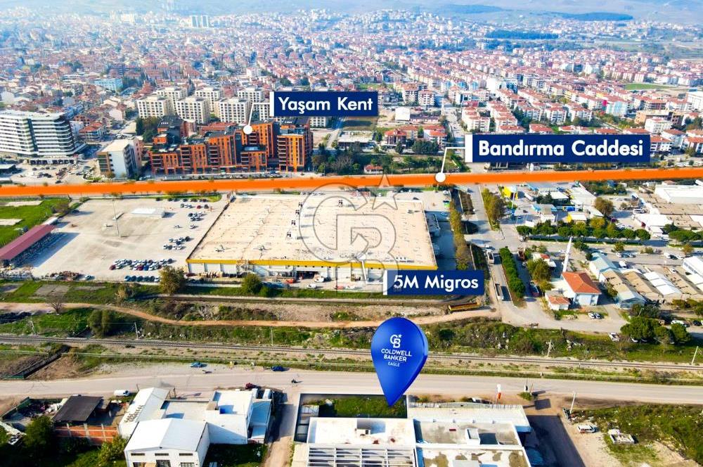 CB EAGLE'dan 524 m² PROJESİ HAZIR TİCARİ İMARLI ARSA