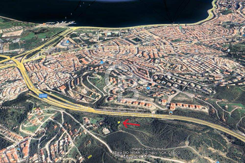 Balçova Çetin Emeç’te Deniz Manzaralı Arsa