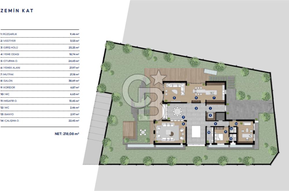 Beytepe'de Mühendislik Mükemmeliyeti  Sınıfının Tek Örneği Özel Üretim Villa