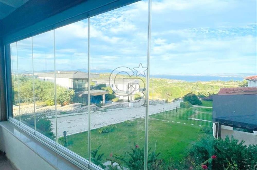 Çeşme Aya Yorgi Koyu Full Deniz Manzaralı Satılık Villa