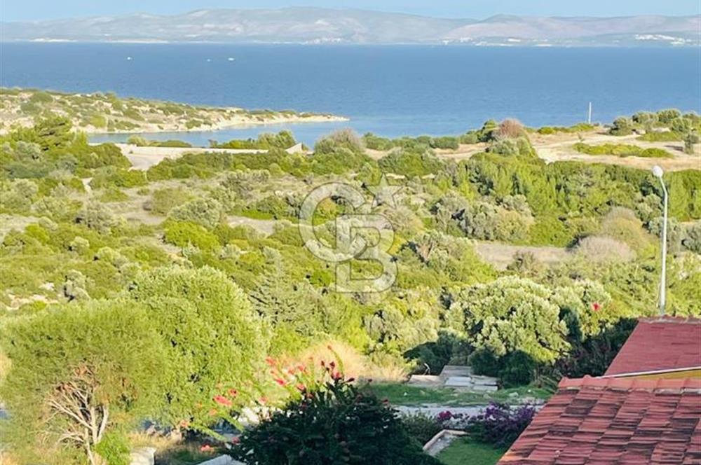 Çeşme Aya Yorgi Koyu Full Deniz Manzaralı Satılık Villa