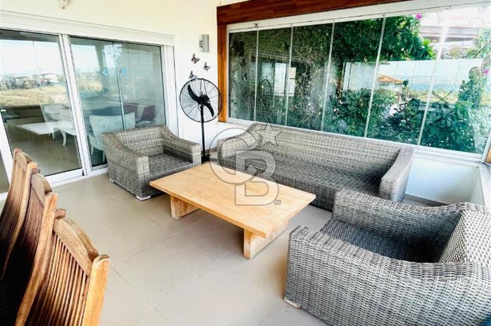 Çeşme Aya Yorgi Koyu Full Deniz Manzaralı Satılık Villa