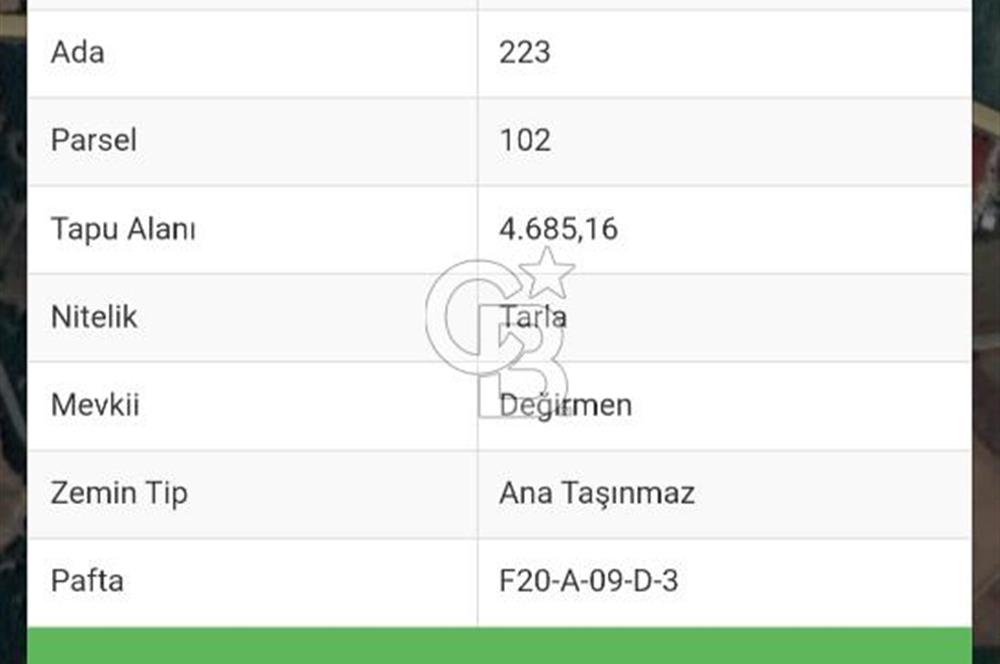 ÇATALCA Binkılıçta 390 m2 Arsa