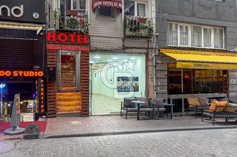 İstiklal Caddesi Adım Mesafesi- Düz Giriş- 2Katlı Kiralık Dükkan