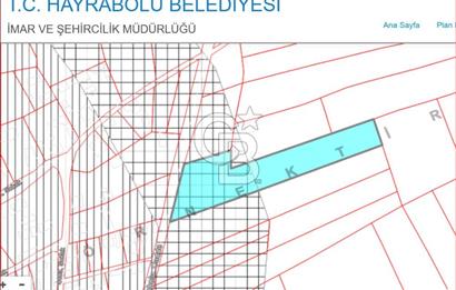 Tekirdağ, Hayrabolu ilçesi Lahana mahallesinde satılık İMARLI ARSA/TARLA
