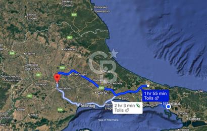 Tekirdağ, Hayrabolu ilçesi Lahana mahallesinde satılık İMARLI ARSA/TARLA