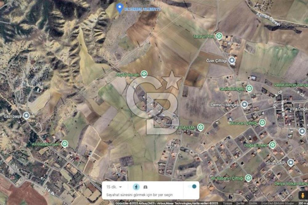 Pursaklar Yeşilyurt Mah.'de Satılık Tarla