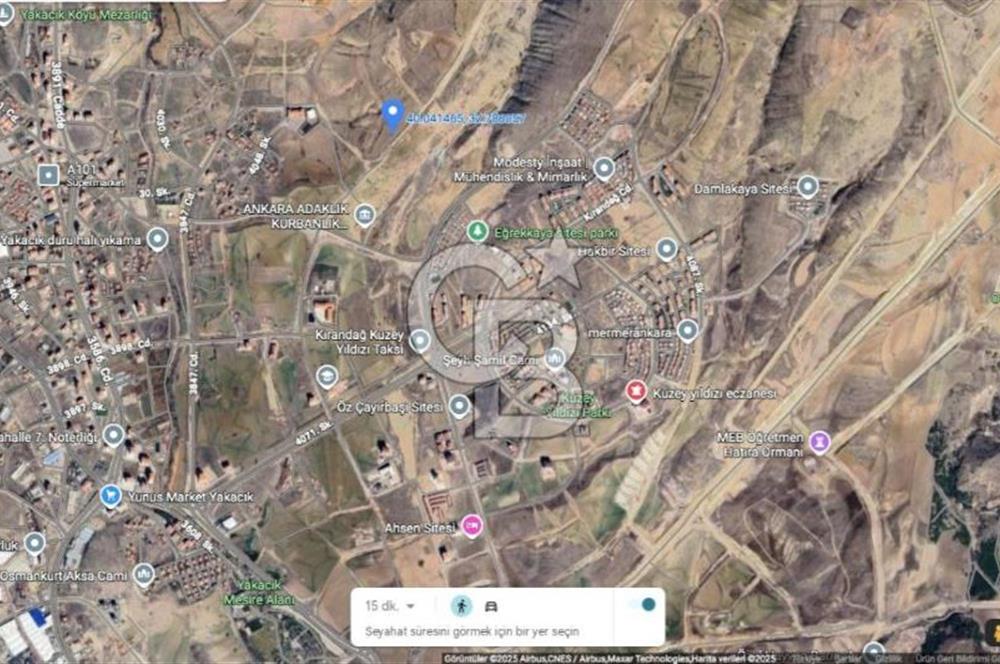 Yenimahalle Yakacık'ta Konut İmarlı Satılık Arsa