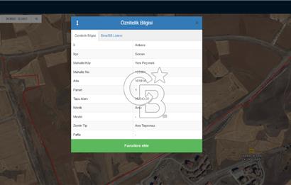 YENİ PEÇENEK'TE 2.80 EMSAL YAPRACIK SINIRINDA 862m2 SATILIK ARSA